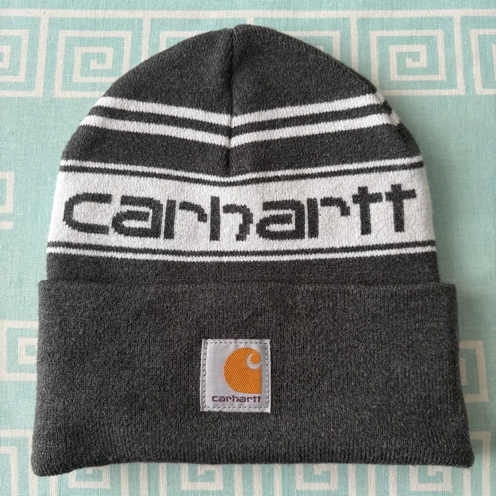 Carhartt Ribbed Cuff Knit Beanie OS Smaller Fitting Streetwear